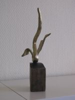 Zwaan.
materiaal brons